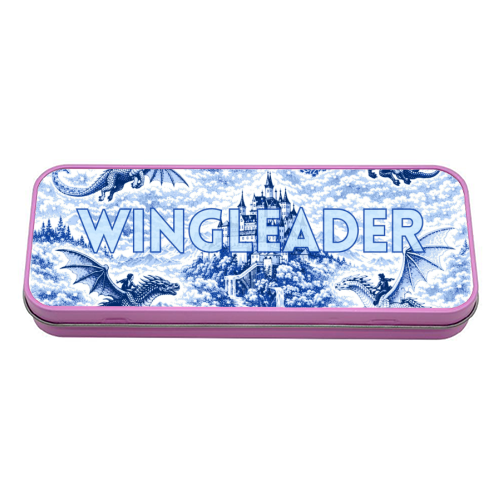 Wingleader - tin pencil case by Lilly Rose