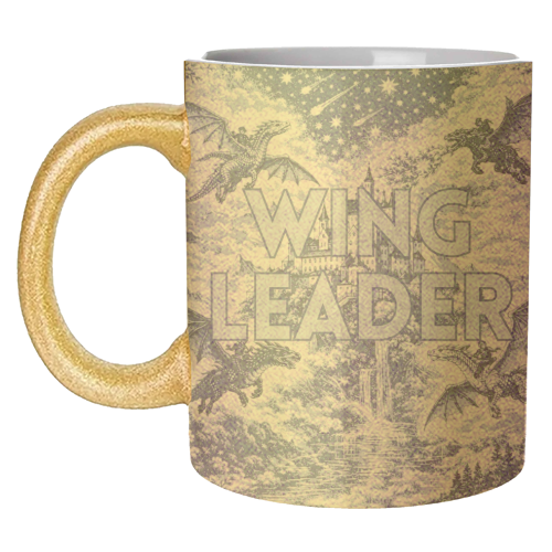 Wingleader - unique mug by Lilly Rose