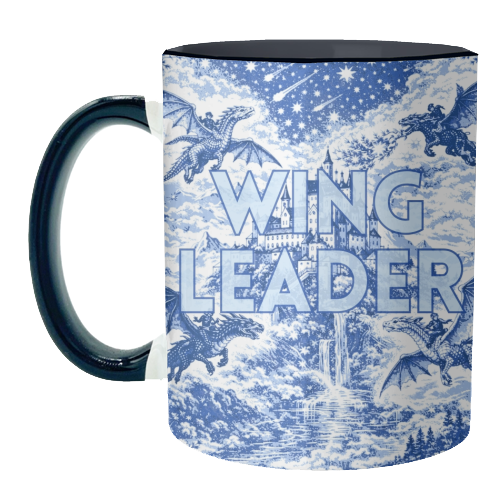 Wingleader - unique mug by Lilly Rose