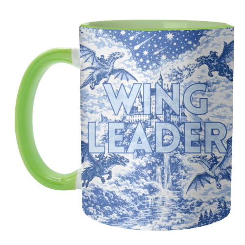 Wingleader - unique mug by Lilly Rose