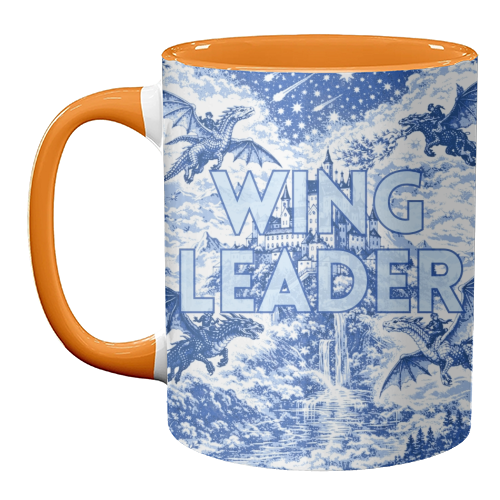 Wingleader - unique mug by Lilly Rose