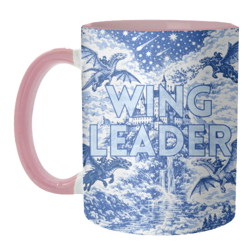 Wingleader - unique mug by Lilly Rose