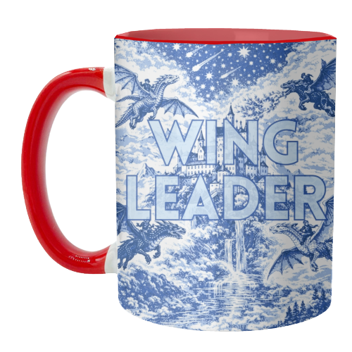 Wingleader - unique mug by Lilly Rose