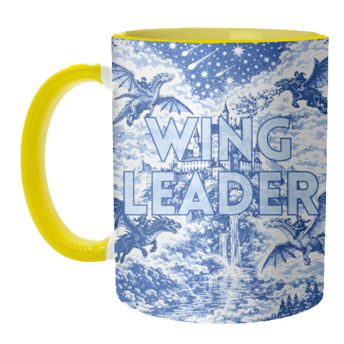 Wingleader - unique mug by Lilly Rose
