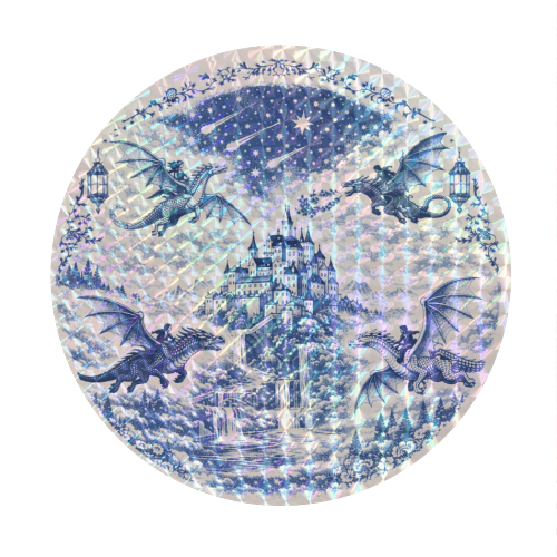 Basgiath - Circle Sticker by Lilly Rose