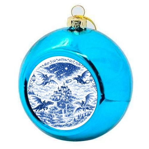 Basgiath - colourful christmas bauble by Lilly Rose