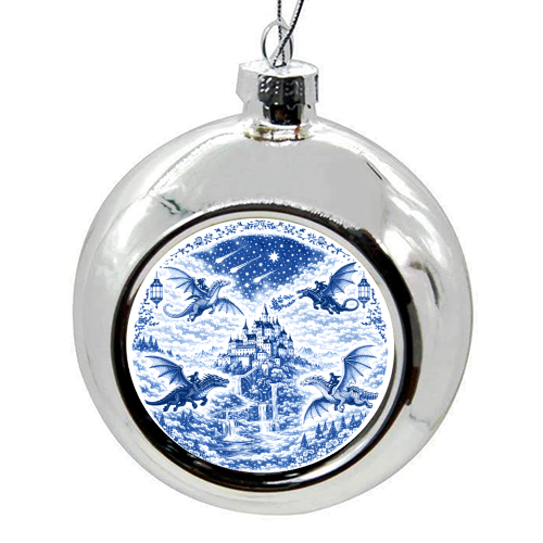 Basgiath - colourful christmas bauble by Lilly Rose