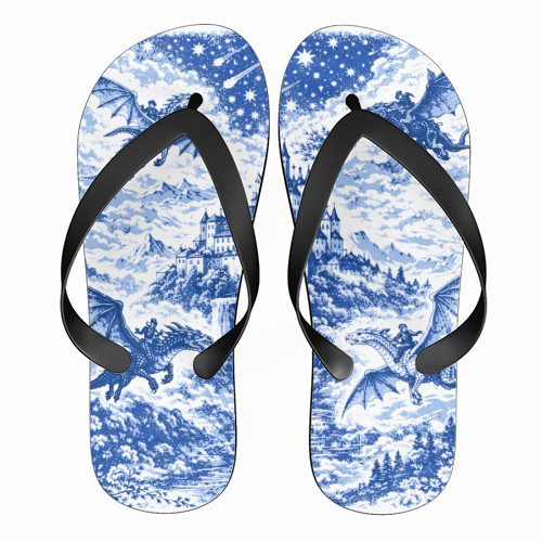 Basgiath - funny flip flops by Lilly Rose