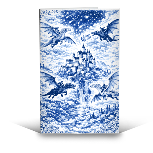 Basgiath - funny greeting card by Lilly Rose