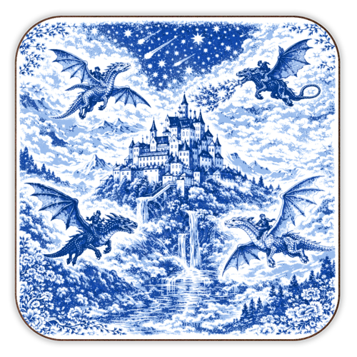 Basgiath - personalised beer coaster by Lilly Rose