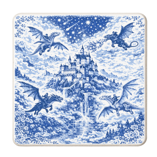 Basgiath - personalised beer coaster by Lilly Rose
