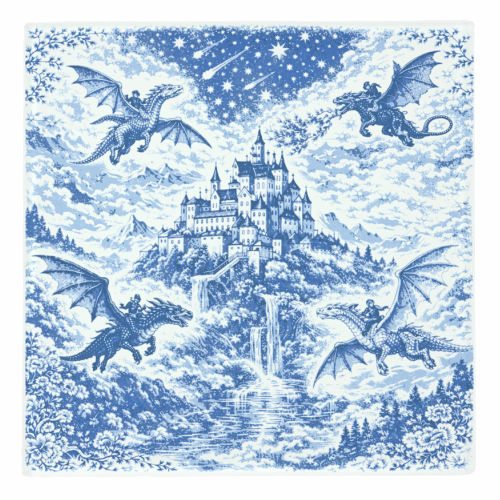 Basgiath - personalised beer coaster by Lilly Rose