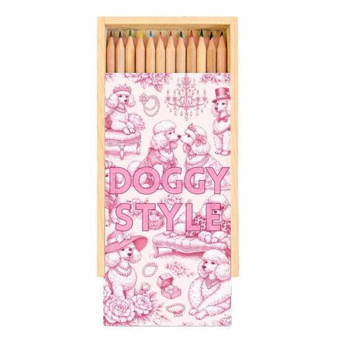 DOGGY STYLE - Coloured Pencils with Box by Lilly Rose