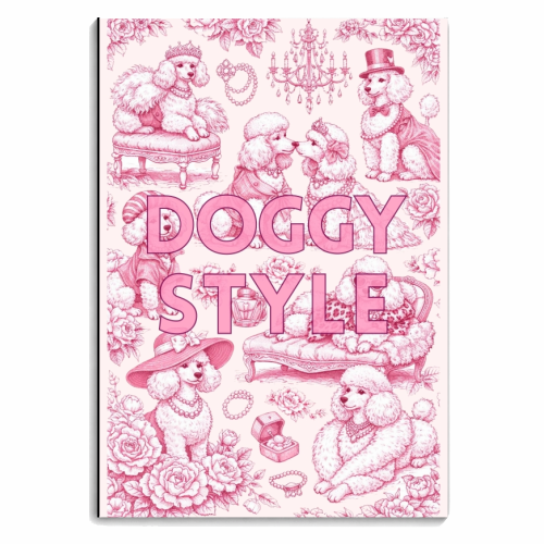 DOGGY STYLE - personalised A4, A5, A6 notebook by Lilly Rose