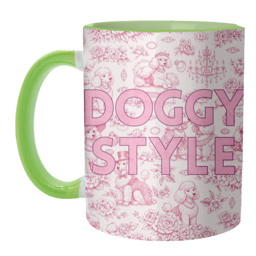 DOGGY STYLE - unique mug by Lilly Rose