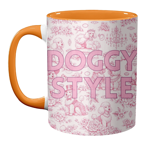 DOGGY STYLE - unique mug by Lilly Rose