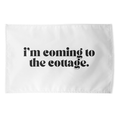 The Cottage - funny tea towel by Pink and Pip
