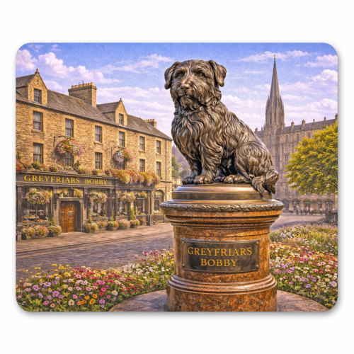 Greyfriars Bobby - mouse mat by Ms Doodle