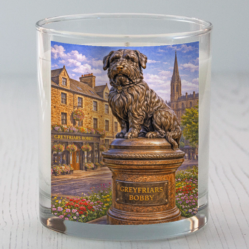 Greyfriars Bobby - scented candle by Ms Doodle