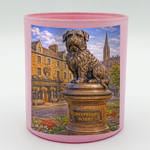 Greyfriars Bobby - scented candle by Ms Doodle