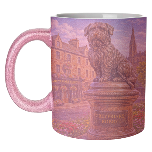 Greyfriars Bobby - unique mug by Ms Doodle