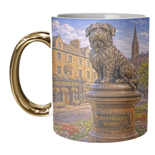 Greyfriars Bobby - unique mug by Ms Doodle
