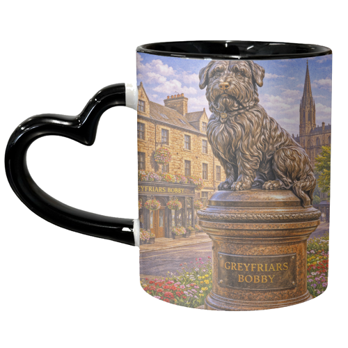 Greyfriars Bobby - unique mug by Ms Doodle