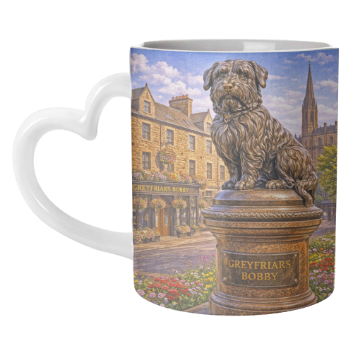 Greyfriars Bobby - unique mug by Ms Doodle