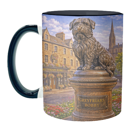 Greyfriars Bobby - unique mug by Ms Doodle