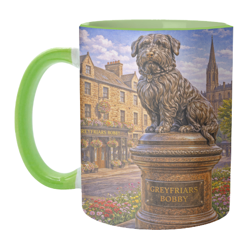 Greyfriars Bobby - unique mug by Ms Doodle
