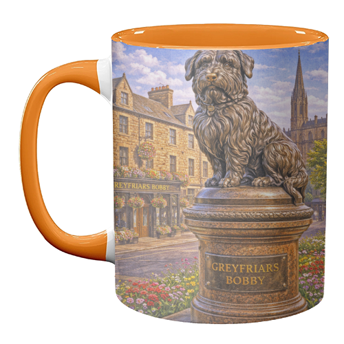 Greyfriars Bobby - unique mug by Ms Doodle
