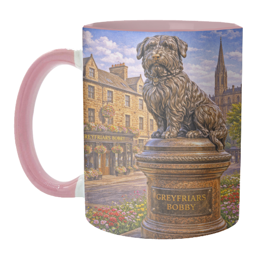 Greyfriars Bobby - unique mug by Ms Doodle