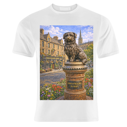 Greyfriars Bobby - unique t shirt by Ms Doodle