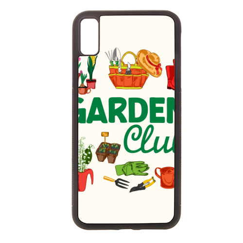 Garden Club – Vintage Gardening Tools with Florals - stylish phone case by AbstraBotanica by Ezbie
