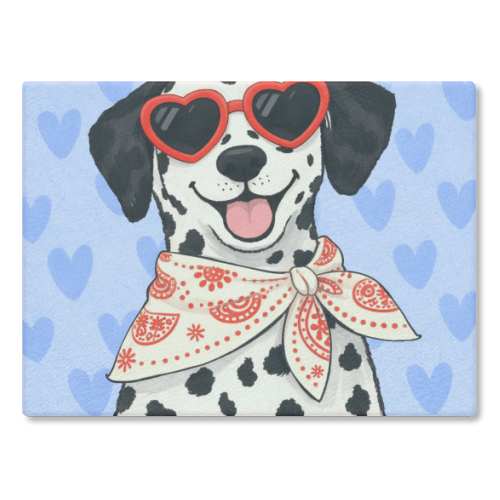 I love you! - glass chopping board by The Yellow Box