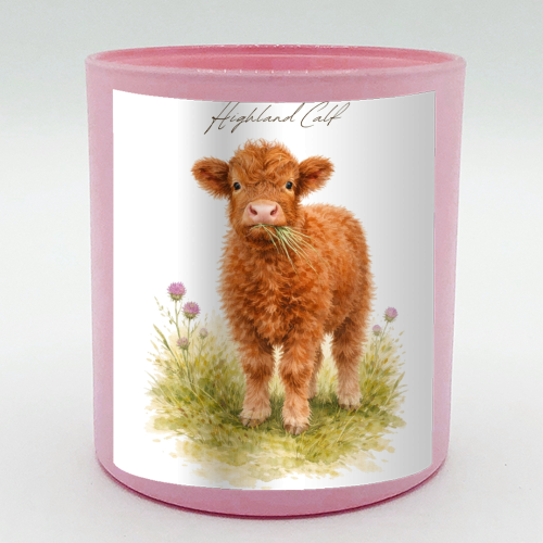 Highland Calf - scented candle by Wildling Studio