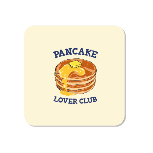 Pancake Lover Club Retro Foodie Brunch Illustration - Magnet by EZbie