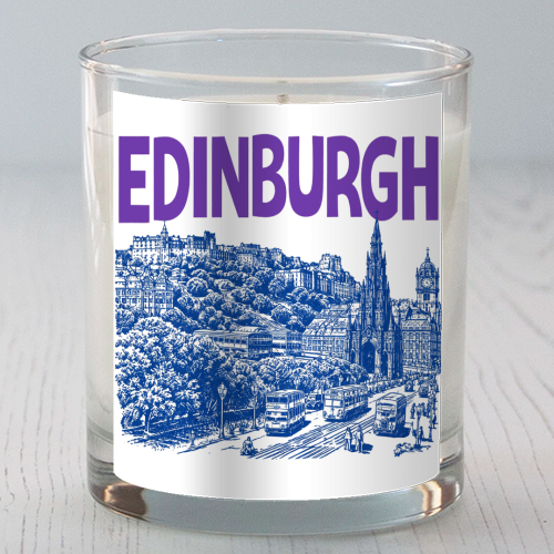 Edinburgh - scented candle by Ms Doodle