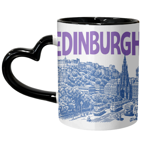 Edinburgh - unique mug by Ms Doodle