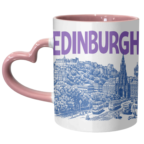 Edinburgh - unique mug by Ms Doodle