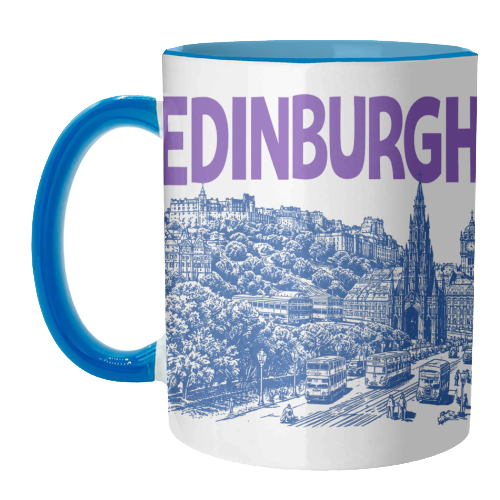 Edinburgh - unique mug by Ms Doodle