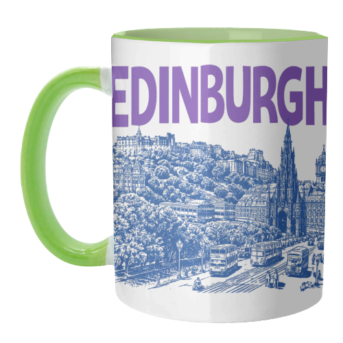 Edinburgh - unique mug by Ms Doodle
