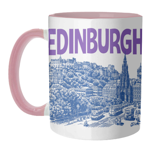 Edinburgh - unique mug by Ms Doodle