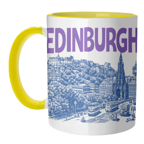 Edinburgh - unique mug by Ms Doodle