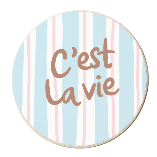 C'est la vie - personalised beer coaster by The Boy and the Bear