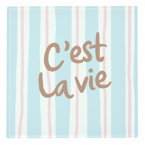 C'est la vie - personalised beer coaster by The Boy and the Bear