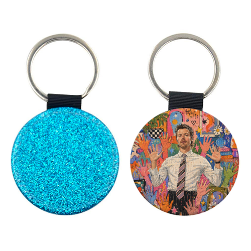 Hands Up Harry! - keyring by Ms Doodle