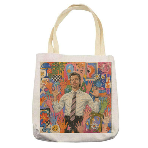 Hands Up Harry! - printed canvas tote bag by Ms Doodle