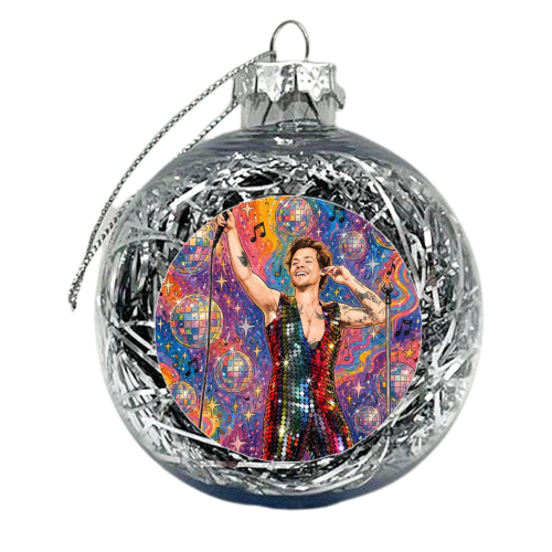 Disco Haz - xmas bauble by Ms Doodle