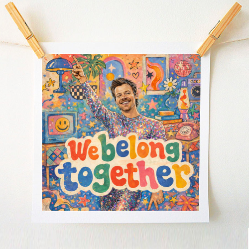 We Belong Together Harry - A1 - A4 art print by Ms Doodle